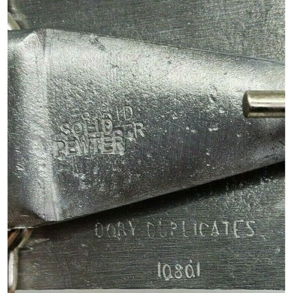 U.S Postage Lexington Concord 2 Cents Solid Pewter 1775-1925 Belt Buckle - Picture 8 of 10